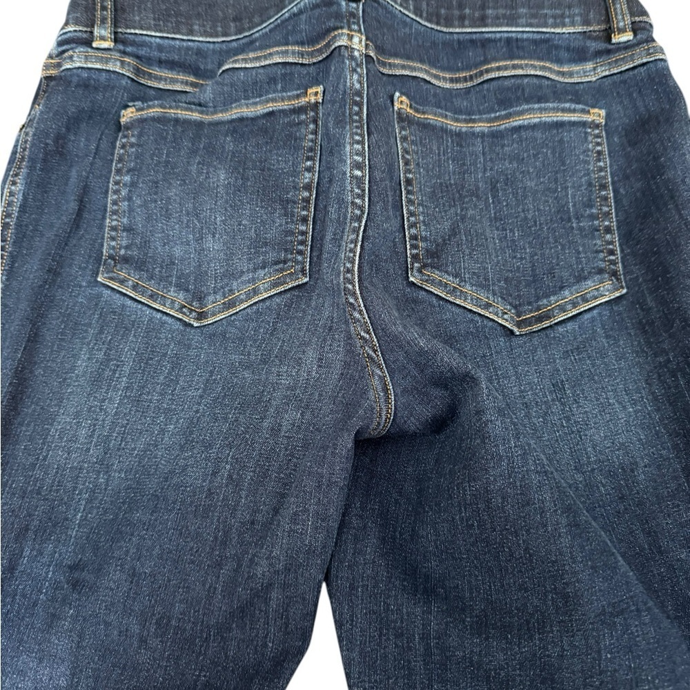 Spanx Shape Wear Dark Wash Flare Stretch Jeans M - Picture 7 of 7